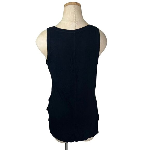 Aritzia tank top women's XS black v neck soft Babaton - Picture 7 of 7